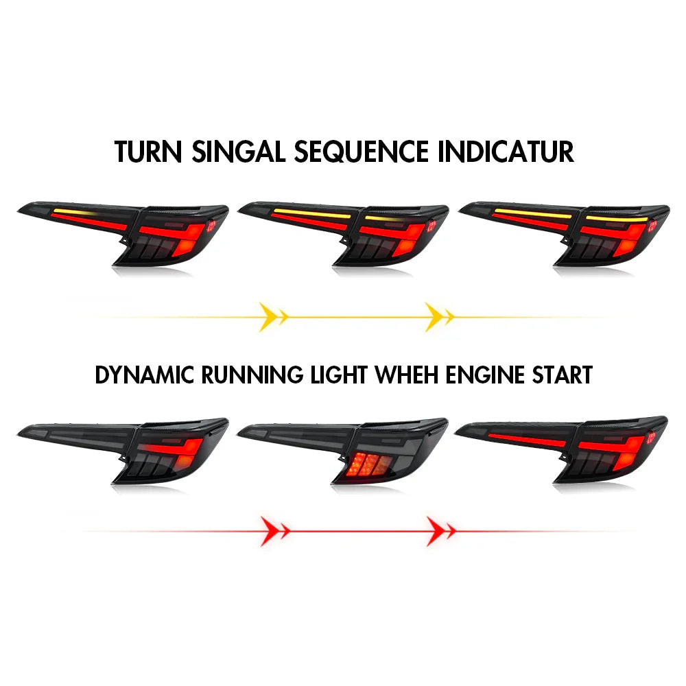 2019-2024 Toyota Corolla Gr Tail Lights