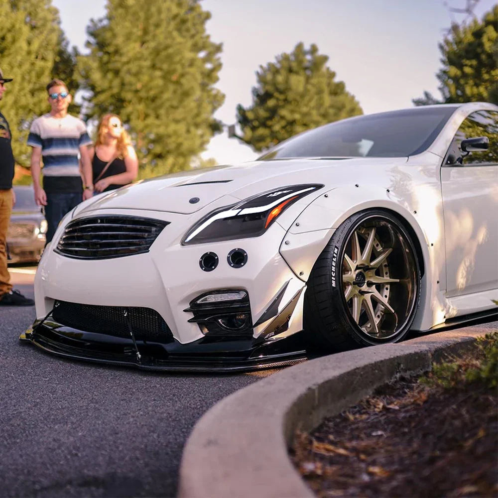 NTXGlow GT-R Style Headlights (2008-2013 Infiniti G37 Coupe)