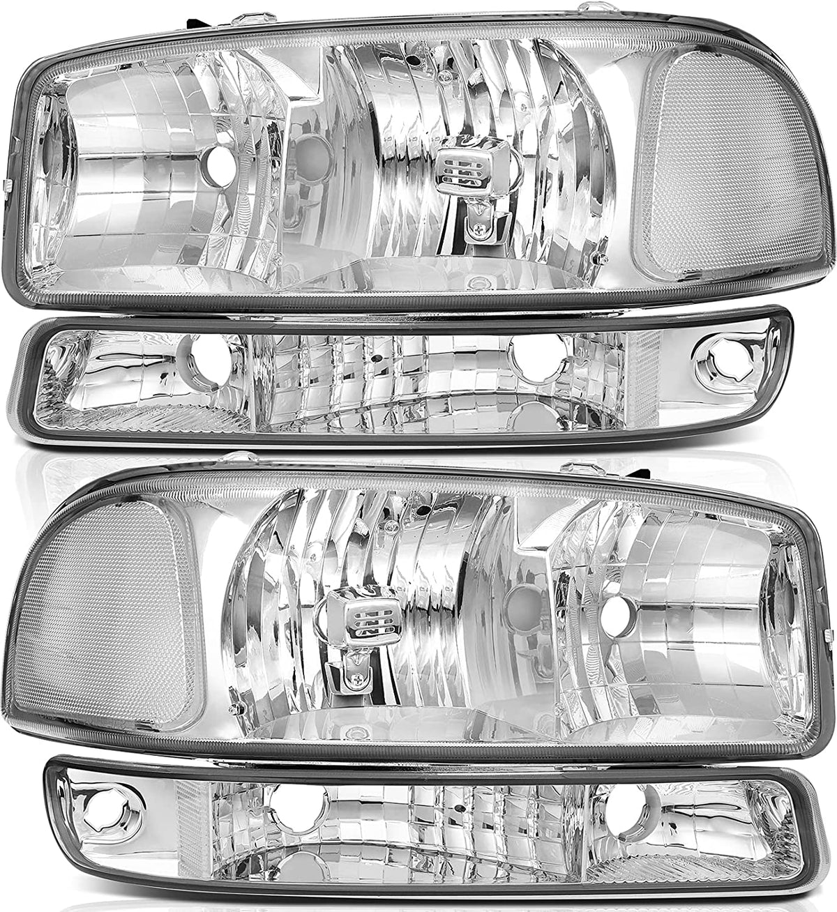 1999-2006 GMC Sierra 1500 / 2500 / 3500 & Yukon Headlights – Pair