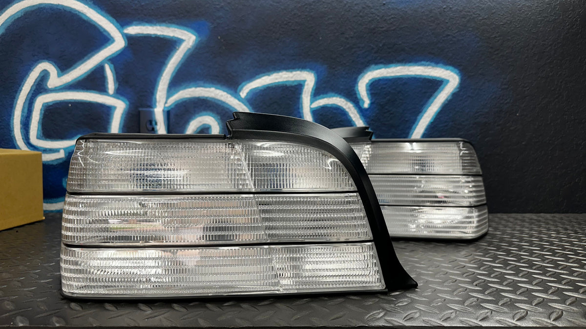 NTXGlow Custom Clear Tail Lights (E36 Coupe/Convertible)