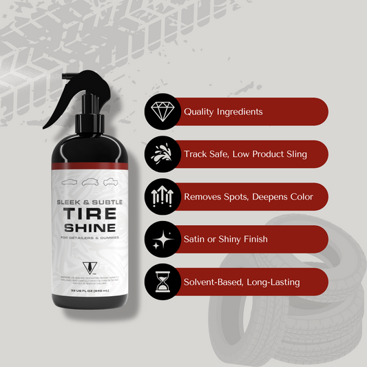 Sleek & Subtle Tire Shine