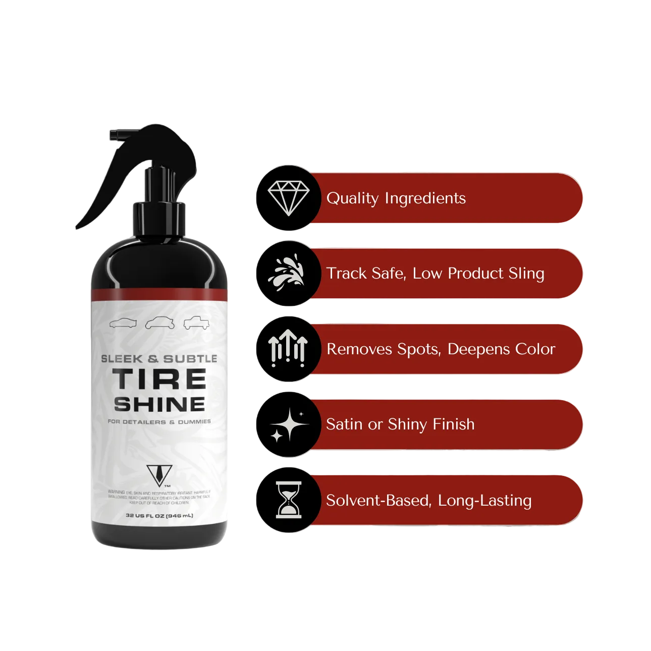 Sleek & Subtle Tire Shine