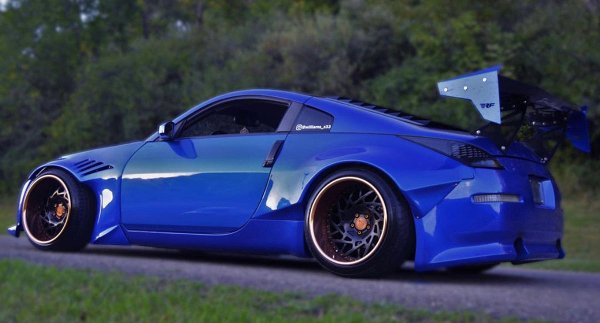 NTXGlow All Black Housing Tail Lights (Nissan 350Z)