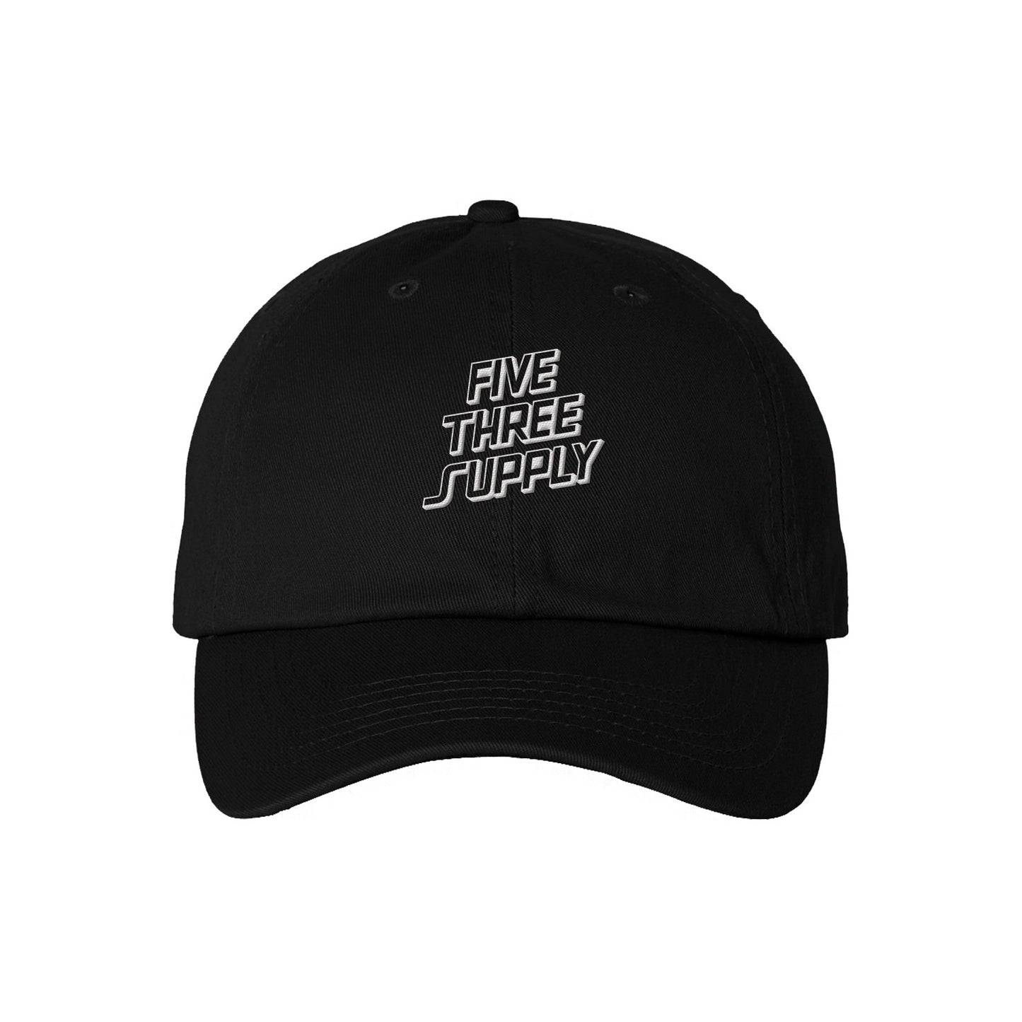 Retro Tire Dad Hat - Black