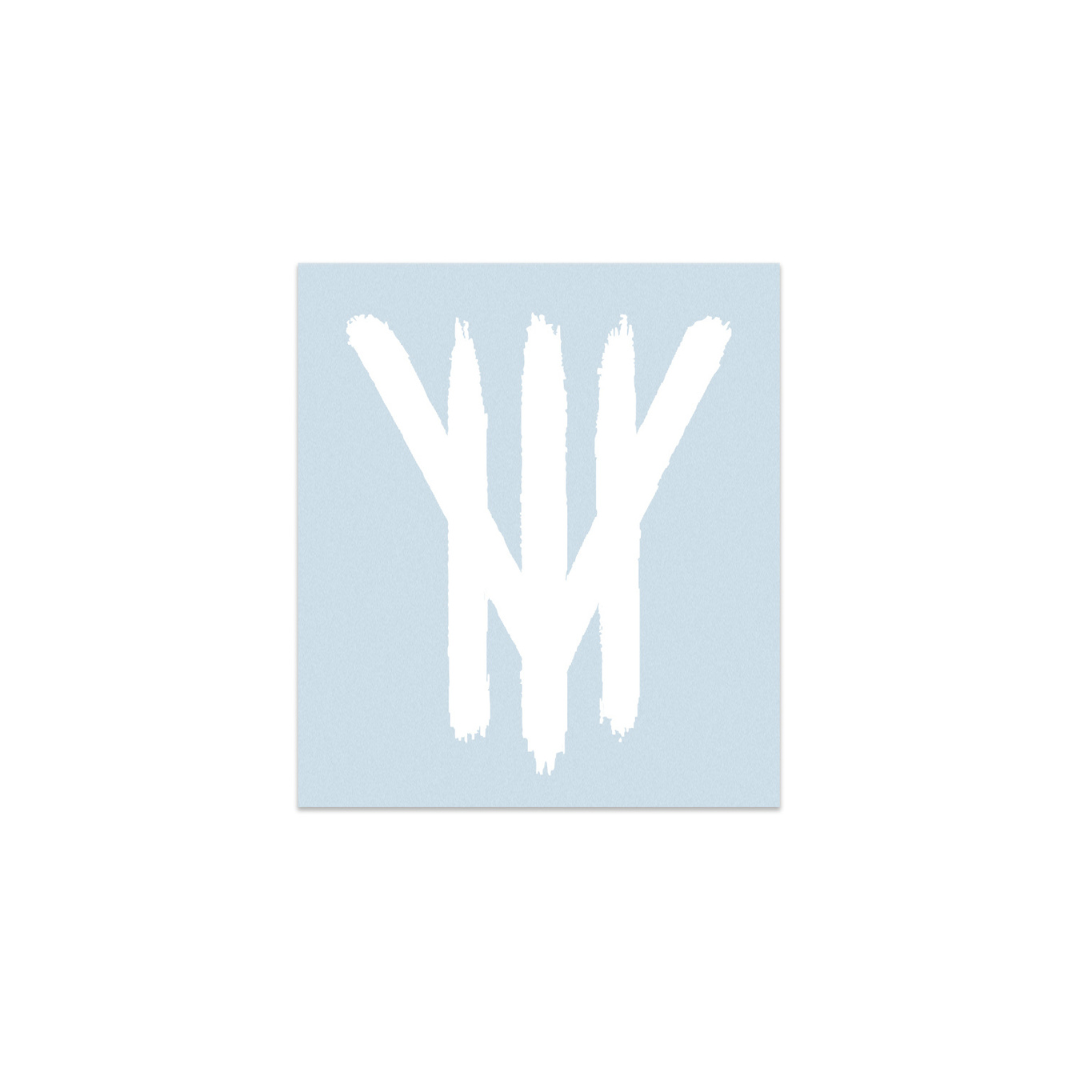 Decal Logo - White