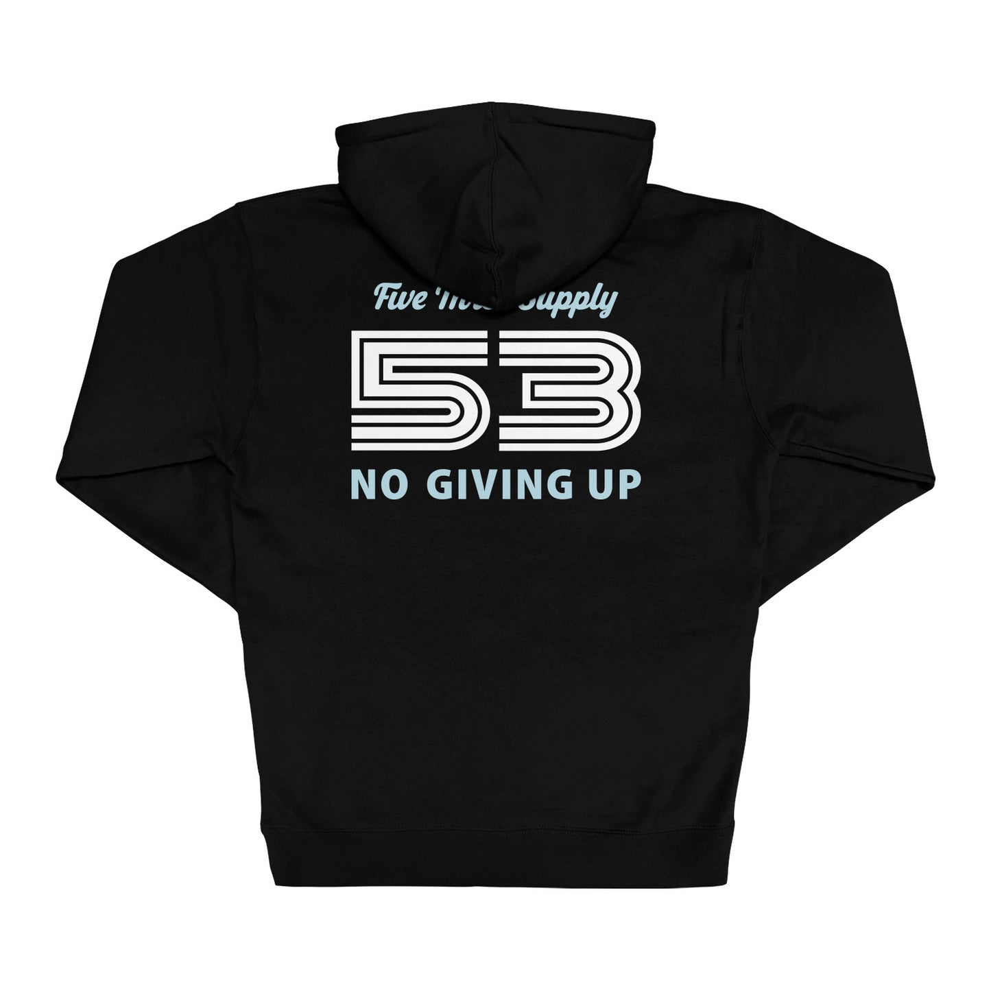 No Giving Up Hoodie - Black