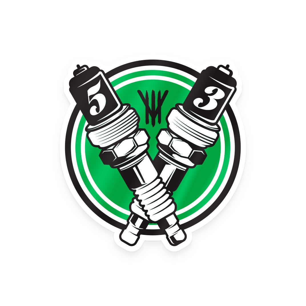 Spark Plug Sticker - Holographic