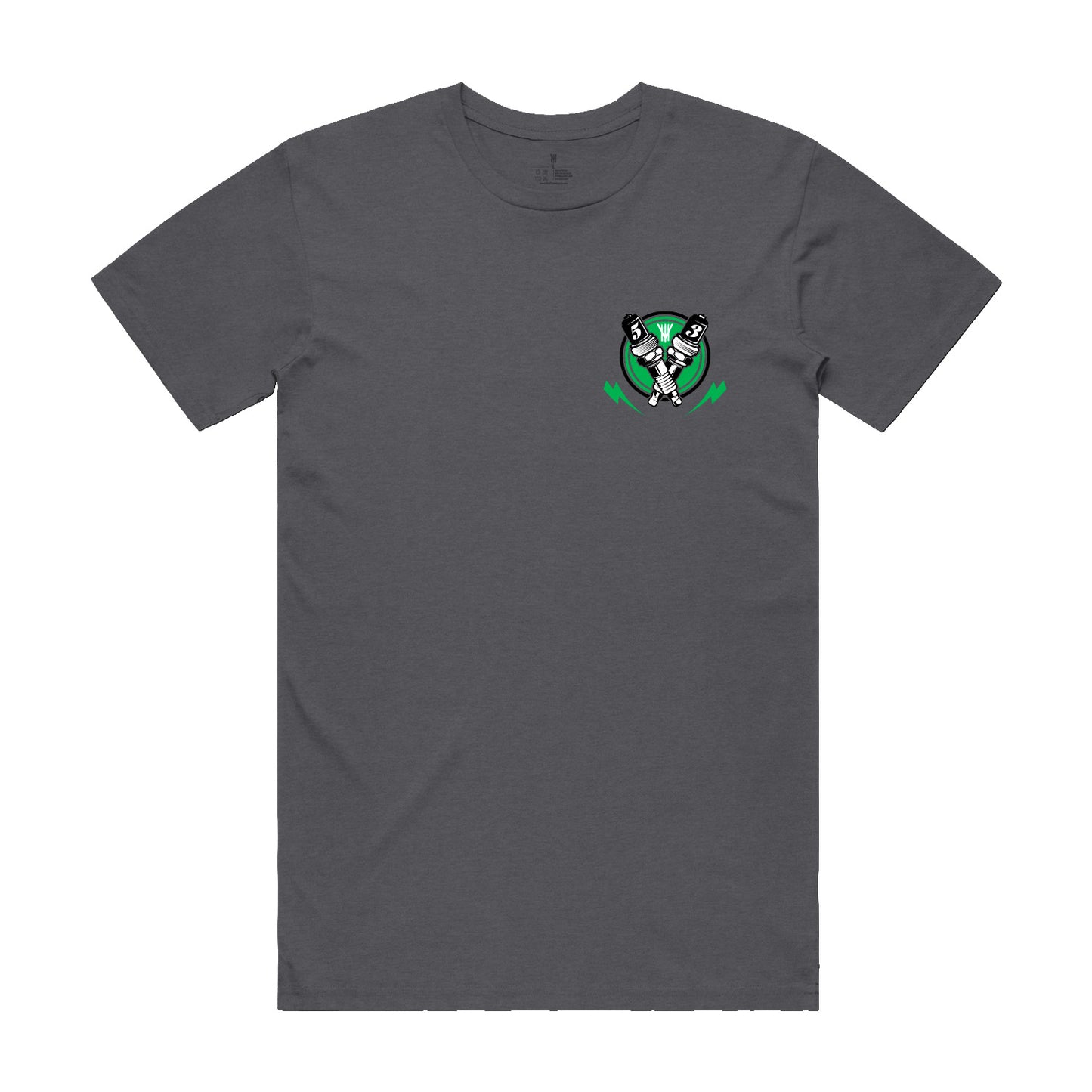 Spark Plug Tshirt - Grey