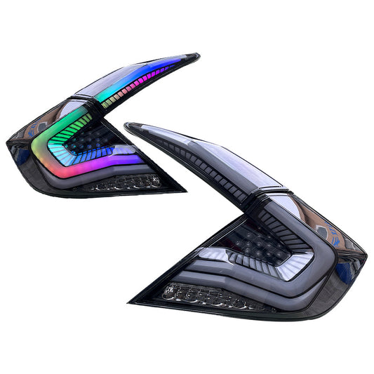 2016-2021 Honda Civic Sedan LED Tail Lights RGB
