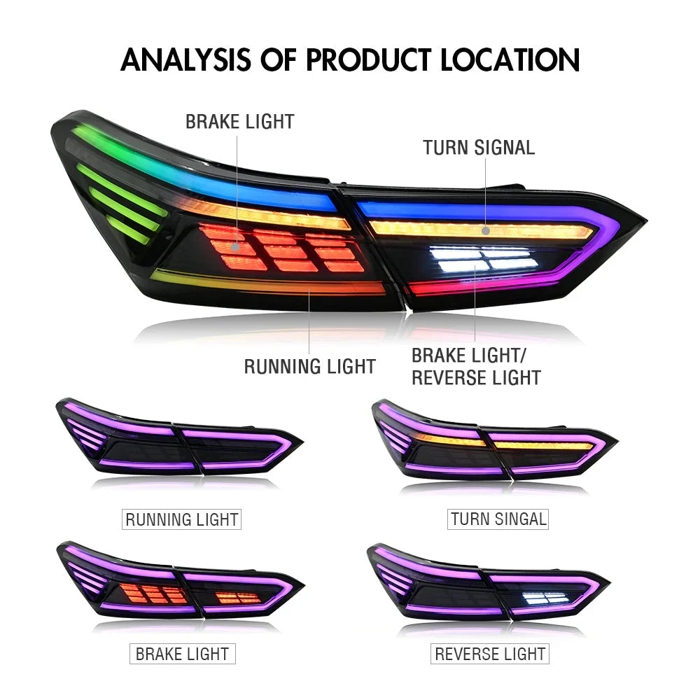 2018-2024 Toyota Camry 8th Gen Tail Lights