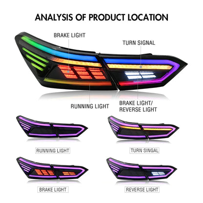 2018-2024 Toyota Camry 8th Gen Tail Lights