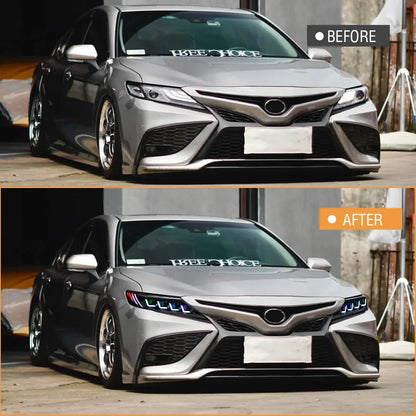 2018-2024 Toyota Camry Le Se Xle Xse Trd Quad Projectors Headlights