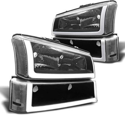 2003-2006 Chevrolet Silverado 1500 / 2500 / 3500 & Avalanche Headlights – Pair