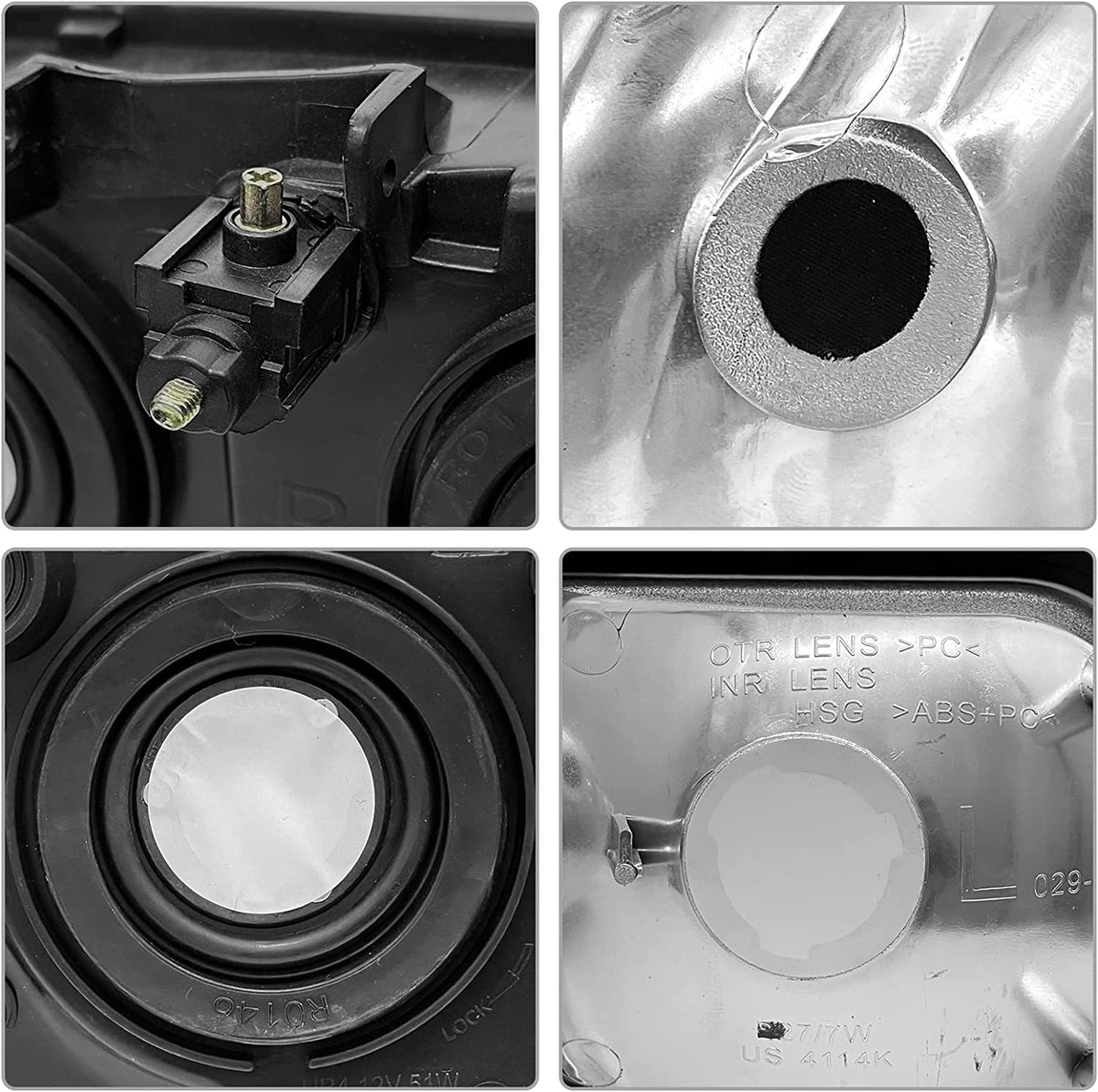 2003-2006 Chevrolet Silverado 1500 / 2500 / 3500 & Avalanche Headlights – Pair