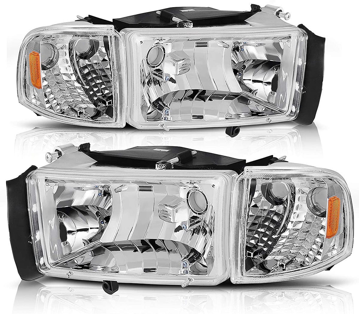 1994-2002 Dodge Ram 1500 / 2500 / 3500 Headlights with Corner Lights – Pair