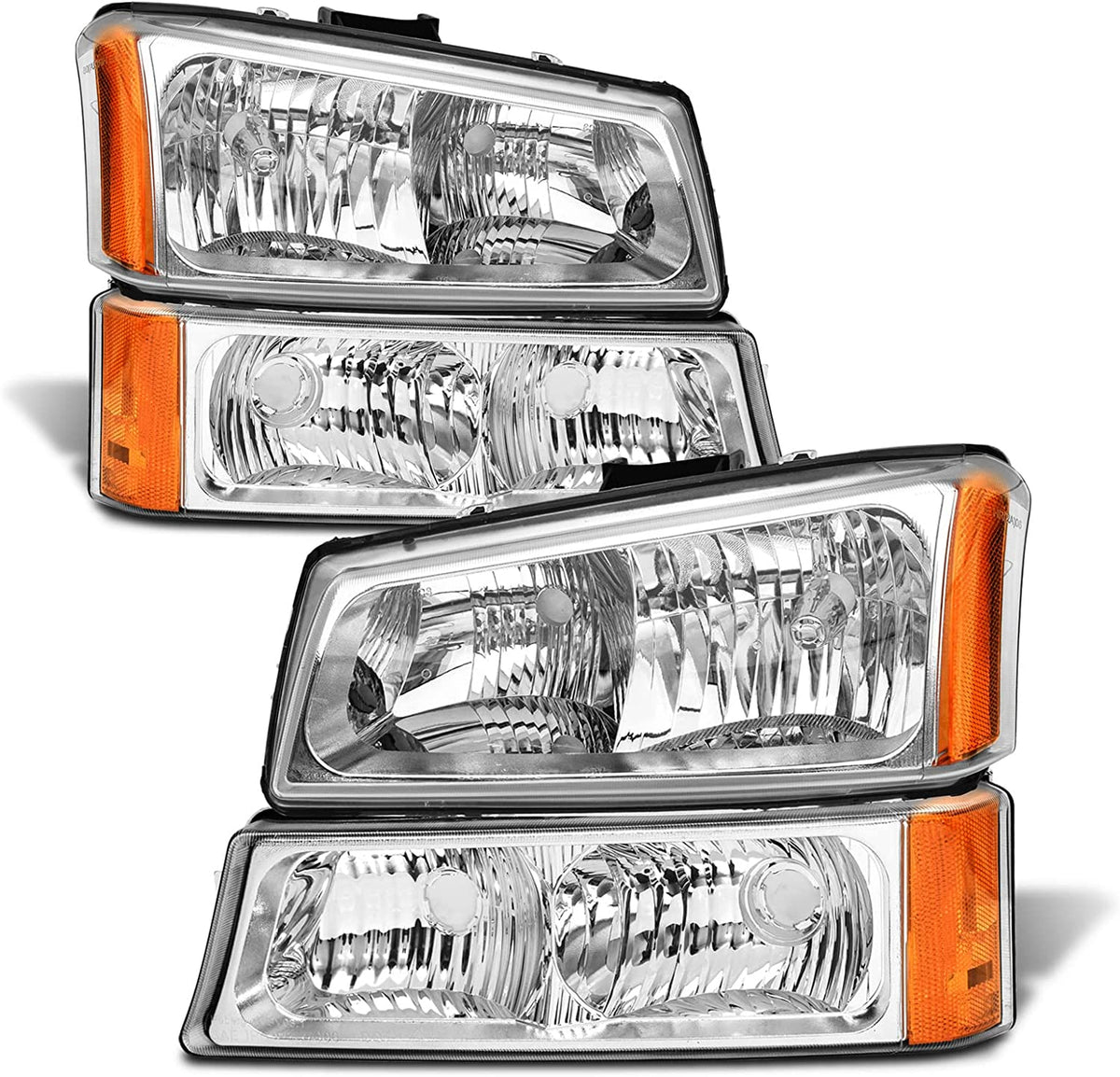 2003-2006 Chevrolet Silverado 1500 / 2500 / 3500 & Avalanche Headlights – Pair