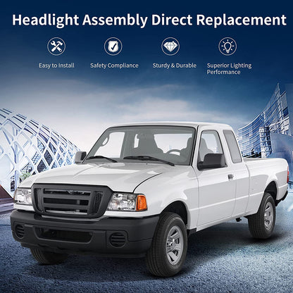 2001-2011 Ford Ranger LED DRL Headlights – Pair