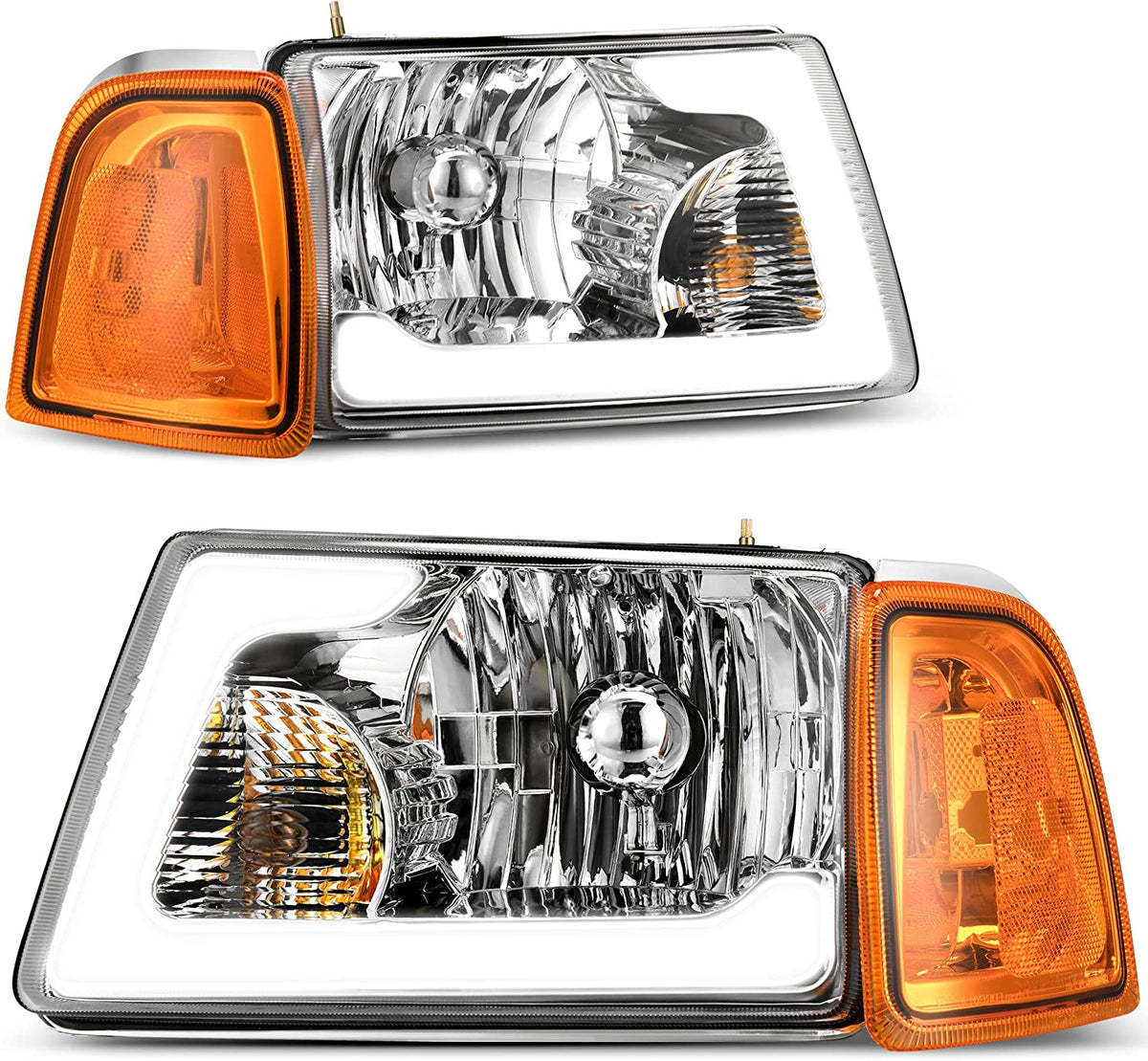2001-2011 Ford Ranger LED DRL Headlights – Pair
