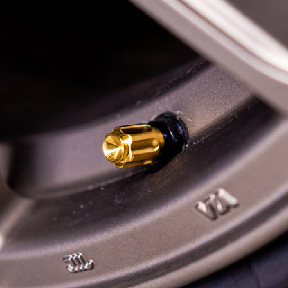 Titanium Gear Valve Stem Cap