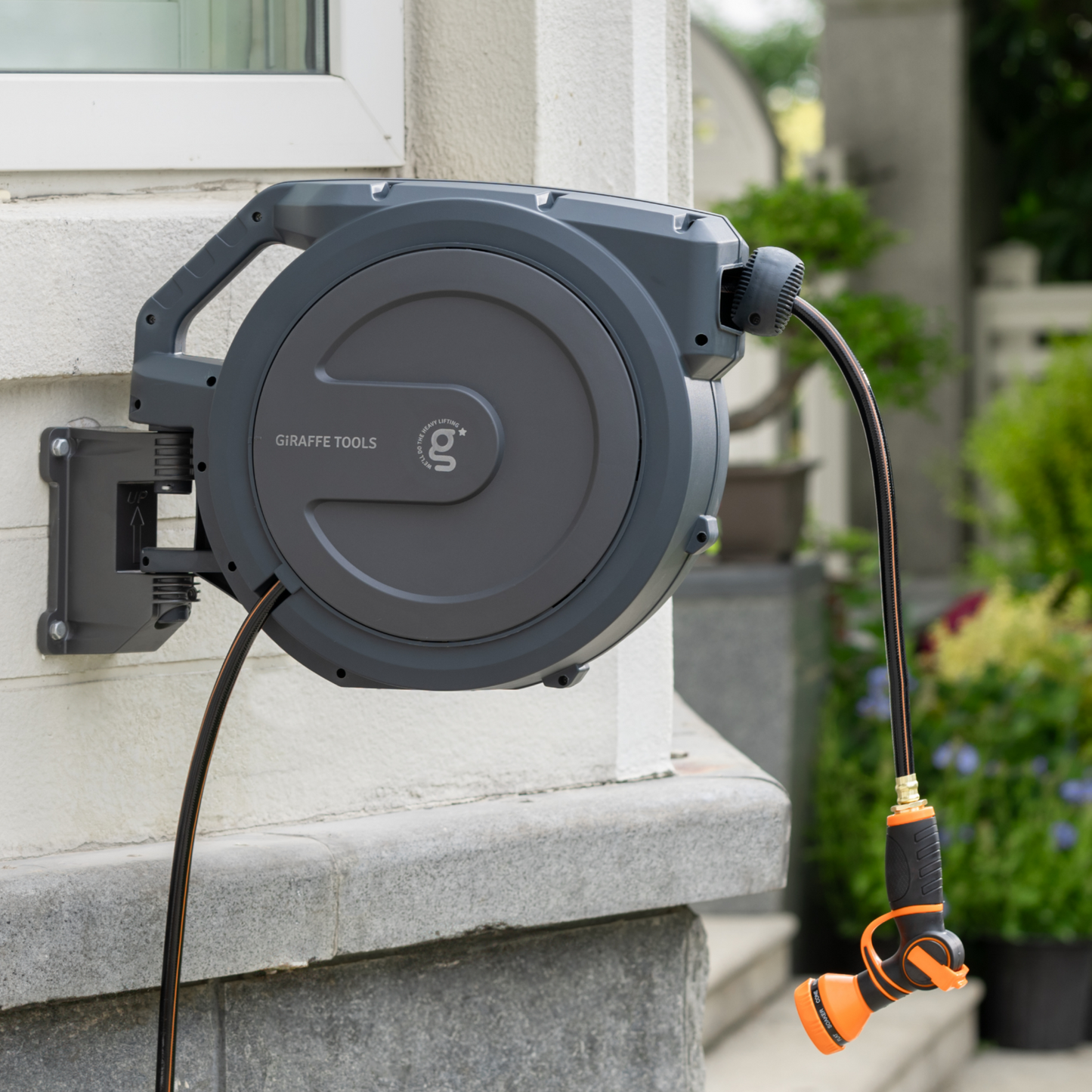 Retractable Garden Hose Reel-1/2in-100ft