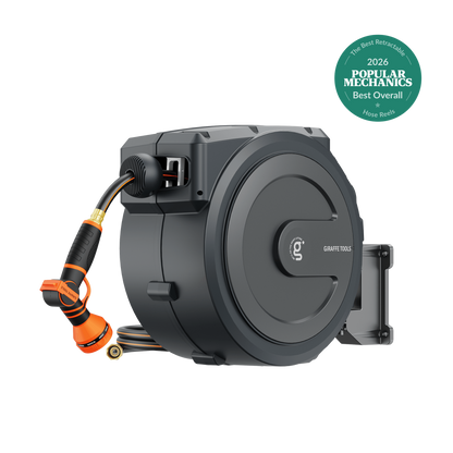 Retractable Garden Hose Reel-1/2in-100ft