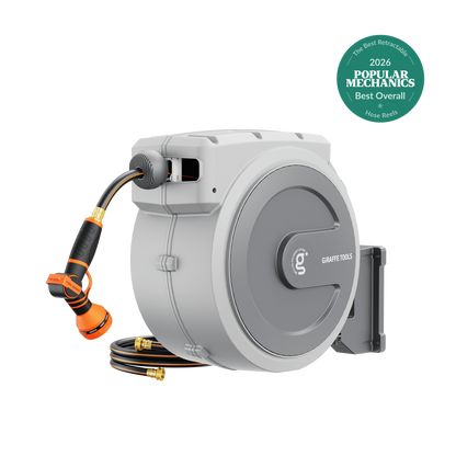 Retractable Garden Hose Reel-1/2in-130ft