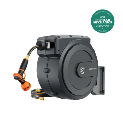 Retractable Garden Hose Reel 65ft-155ft