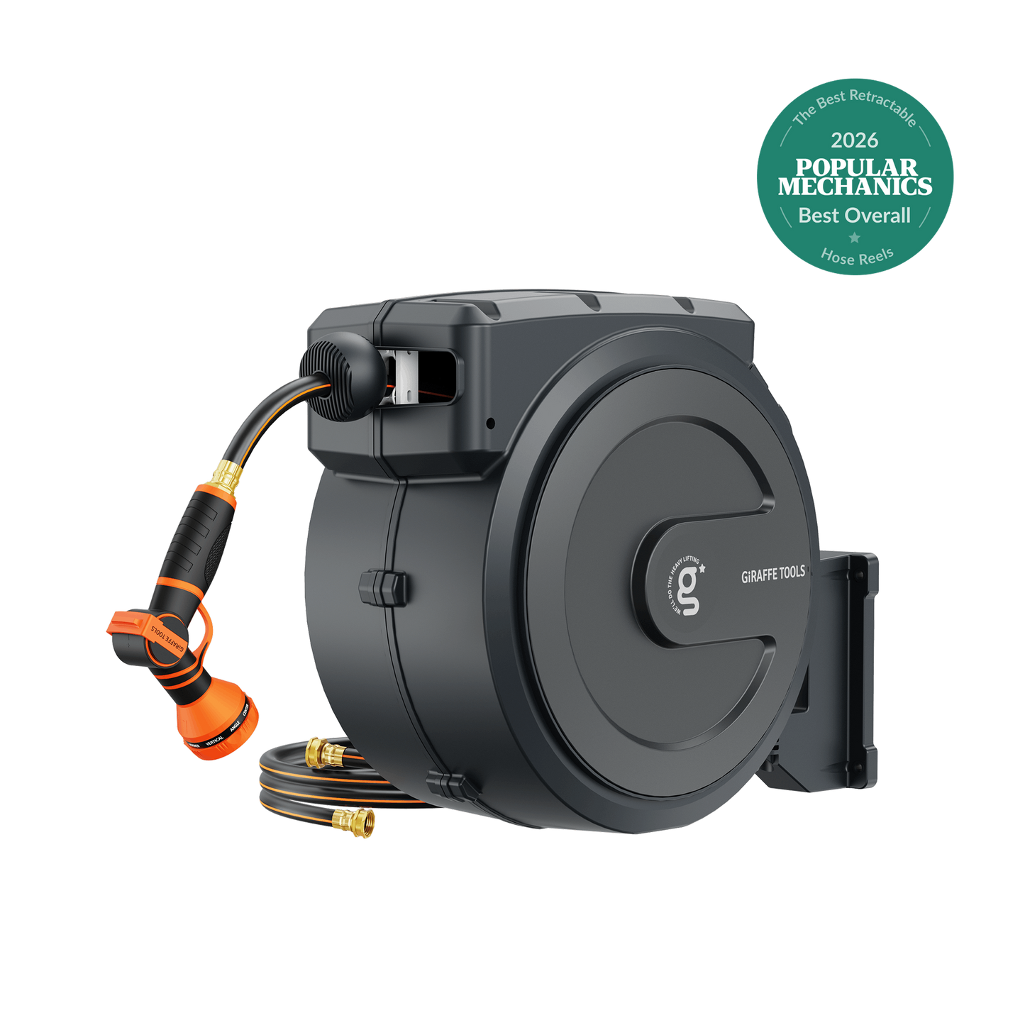 Retractable Garden Hose Reel-1/2in-130ft