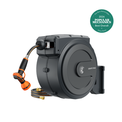 Retractable Garden Hose Reel 65ft-155ft