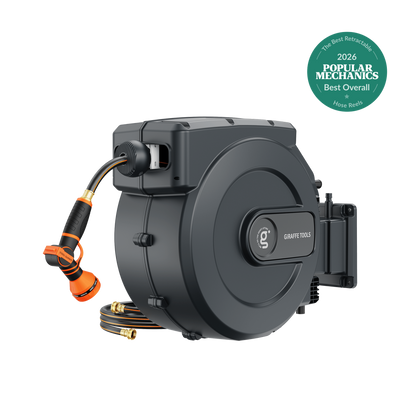 Retractable Garden Hose Reel 65ft-155ft
