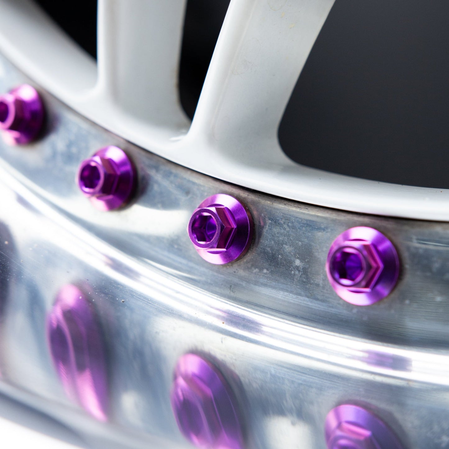 M7 × 32mm Titanium 3-Piece Wheel Assembly Hardware