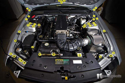 Stage 2 Titanium Hardware Engine Bay Kit - Ford Mustang (2005-2009)