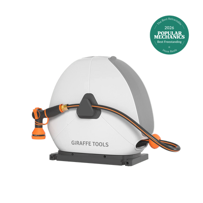 Ground-Mounted Retractable Hose Reel 82ft-130ft