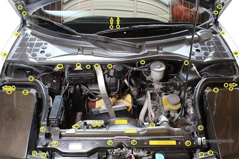 Acura NSX (1990-2005) Titanium Front Bay Kit