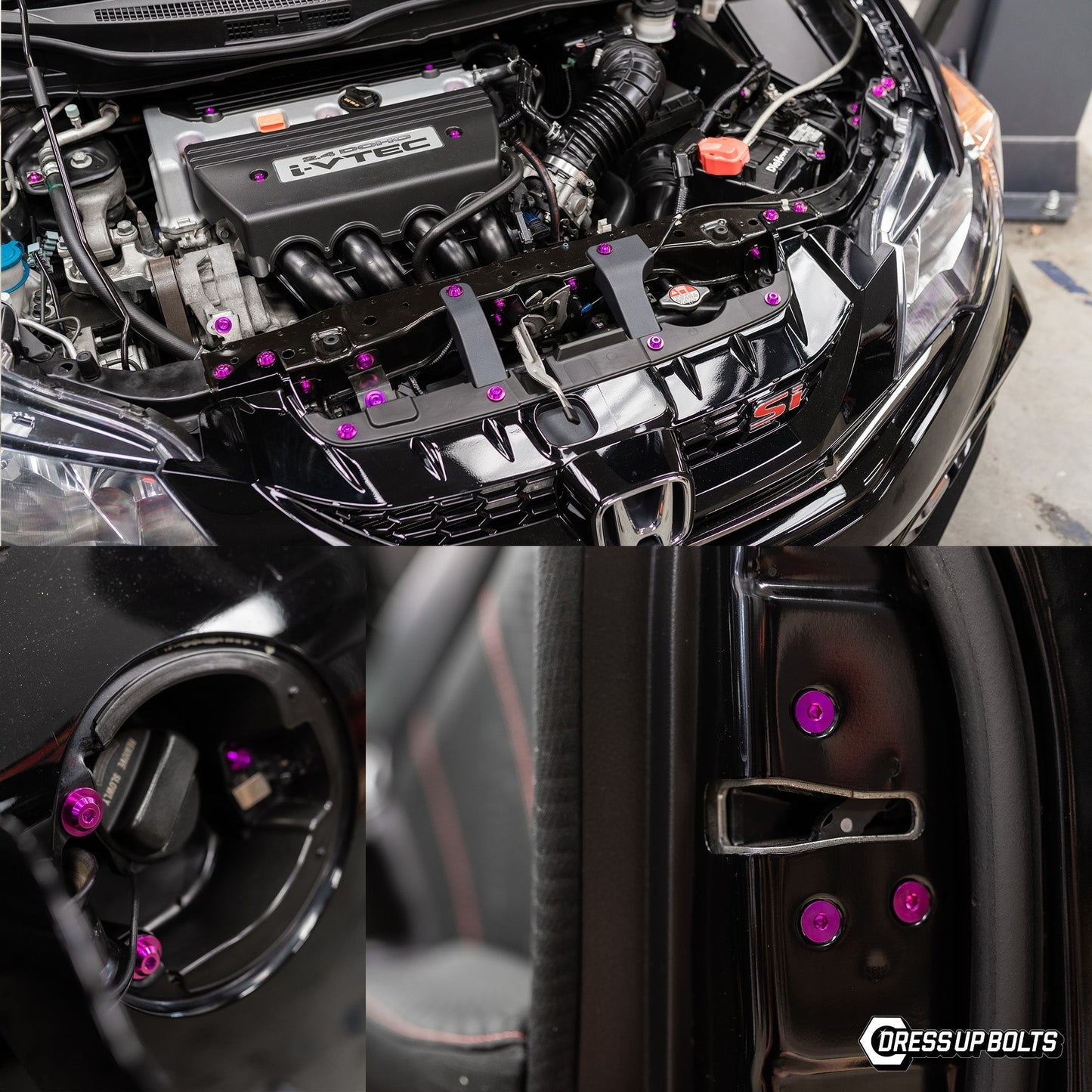 Titanium Hardware Plastic Clip Delete Kit - Honda Civic Si (2012-2015)