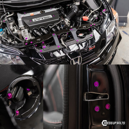 Titanium Hardware Hood Kit - Honda Civic Si (2012-2015)