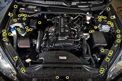 Hyundai Genesis Coupe (2009-2016) BK Titanium Full Engine Bay Kit