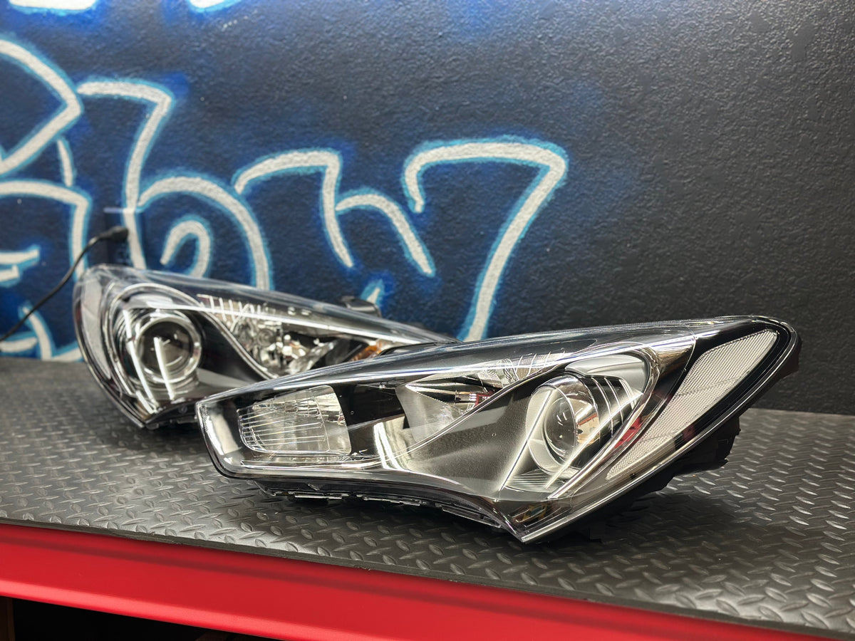 NTXGlow KDM Reflector Headlights, Halogen (2013–2016 Genesis Coupe)