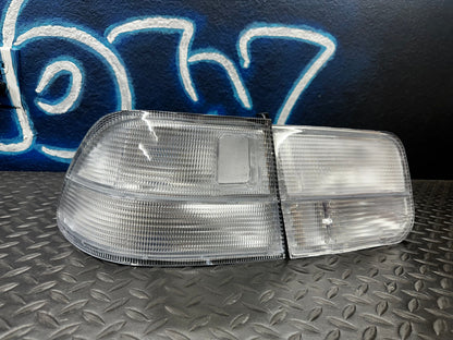 1996–2000 Honda Civic Coupe (EK) JDM Clear Tail Lights – 4-Piece