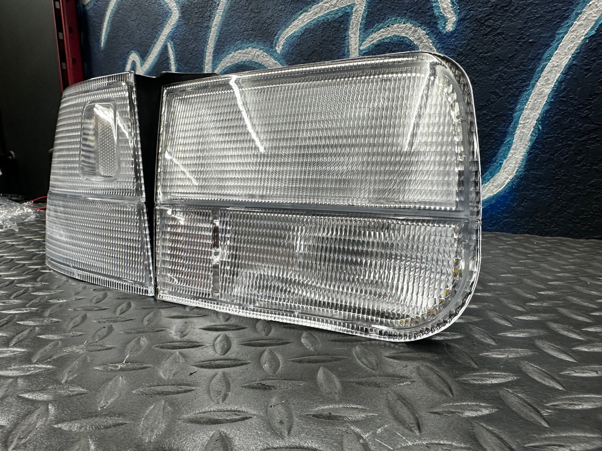 1996–2000 Honda Civic Coupe (EK) JDM Clear Tail Lights – 4-Piece