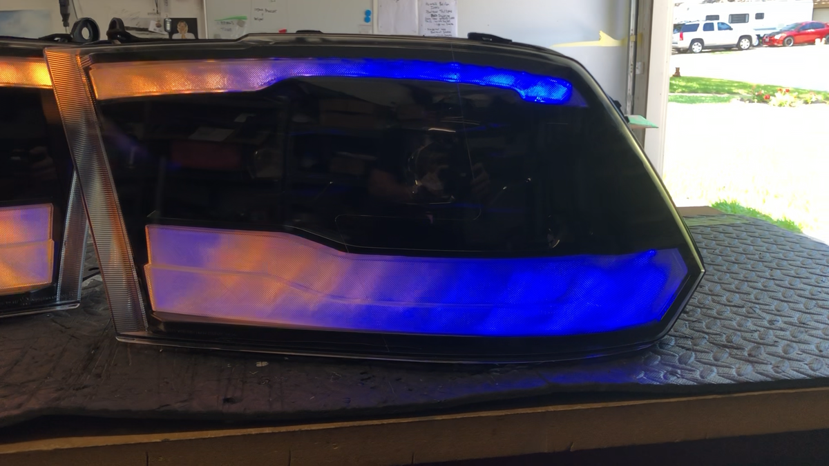 2009-2018 Ram 1500 Color Shifting Headlights