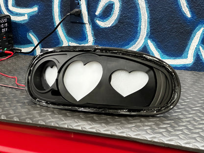 NTXGlow Diffused Heart Tail Lights (1990–1997 NA Mazda Miata)