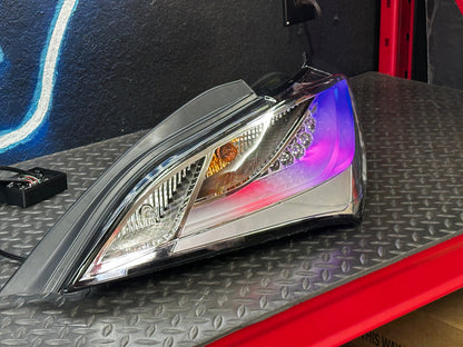 NTXGlow Clear RGB Eagle Eye Tail Lights (2010–2016 Hyundai Genesis Coupe)