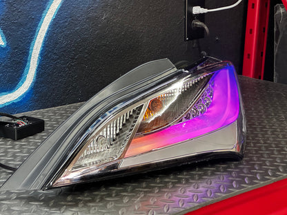 NTXGlow Clear RGB Eagle Eye Tail Lights (2010–2016 Hyundai Genesis Coupe)