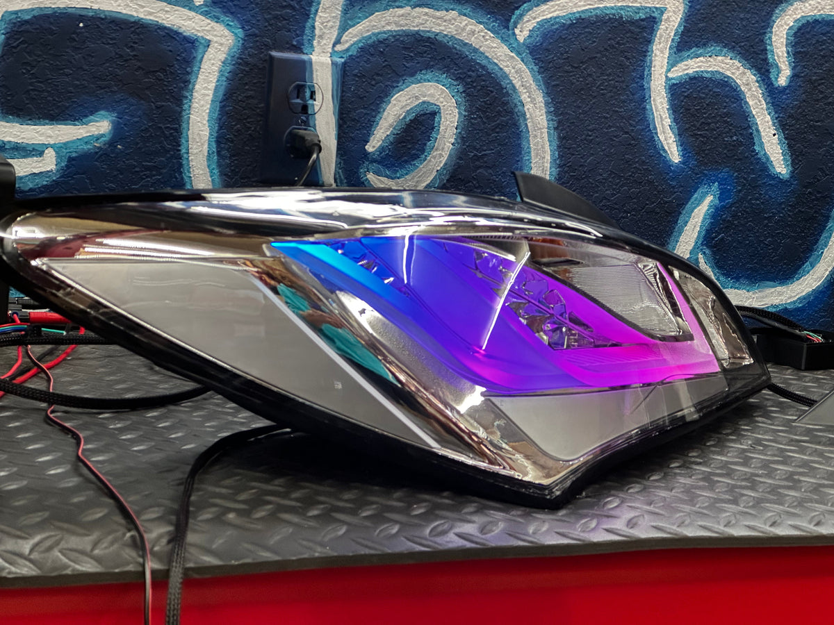 NTXGlow Clear RGB Eagle Eye Tail Lights (2010–2016 Hyundai Genesis Coupe)