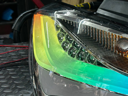 NTXGlow Clear RGB Eagle Eye Tail Lights (2010–2016 Hyundai Genesis Coupe)