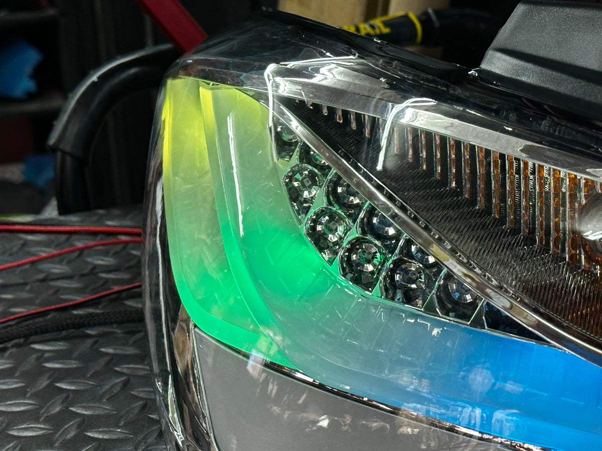 NTXGlow Clear RGB Eagle Eye Tail Lights (2010–2016 Hyundai Genesis Coupe)