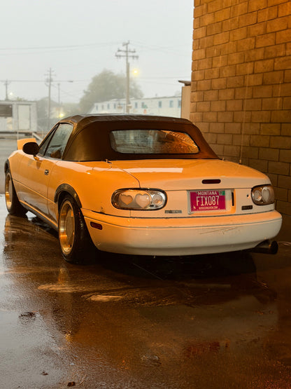 NTXGlow CLEAR Diffused Heart Tail Lights (1990-1997 Na Mazda Miata)