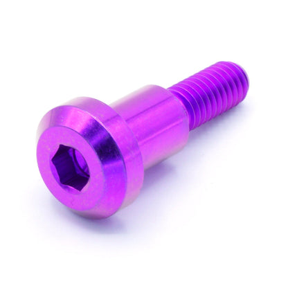 M6 x 1.00 x 25mm Titanium Motor Head Shoulder Bolt