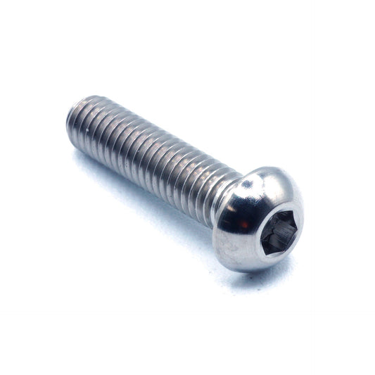 M6 x 1.00 x 25mm Titanium Button Head Bolt